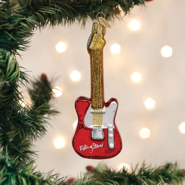 The Rolling Stones Guitar Ornament - Ornaments