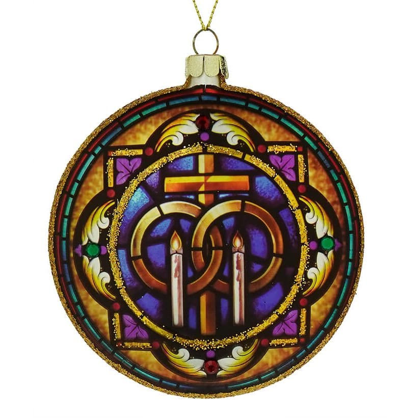 Three Wise Men Medallion Ornament