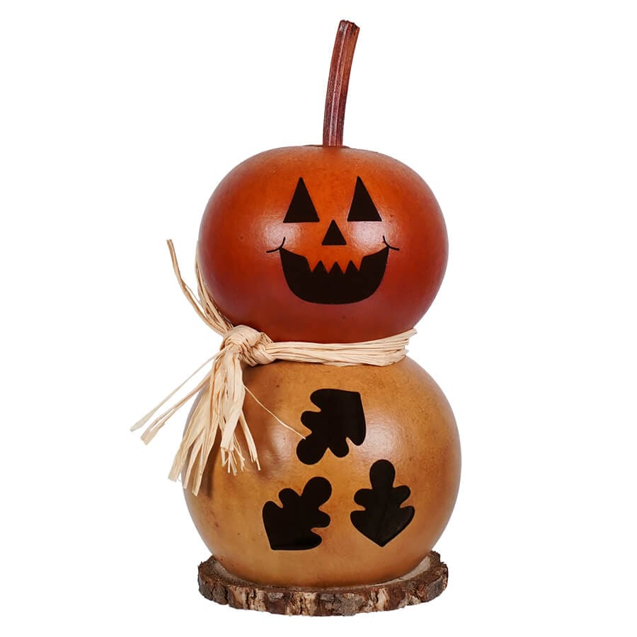 Tiny Dexter Fall Jack-O'-Lantern Gourd