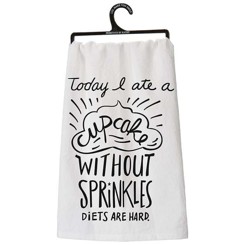 Today I Ate A Cupcake Towel