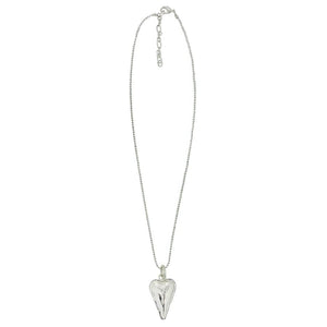 Tooled Heart Charm Necklace