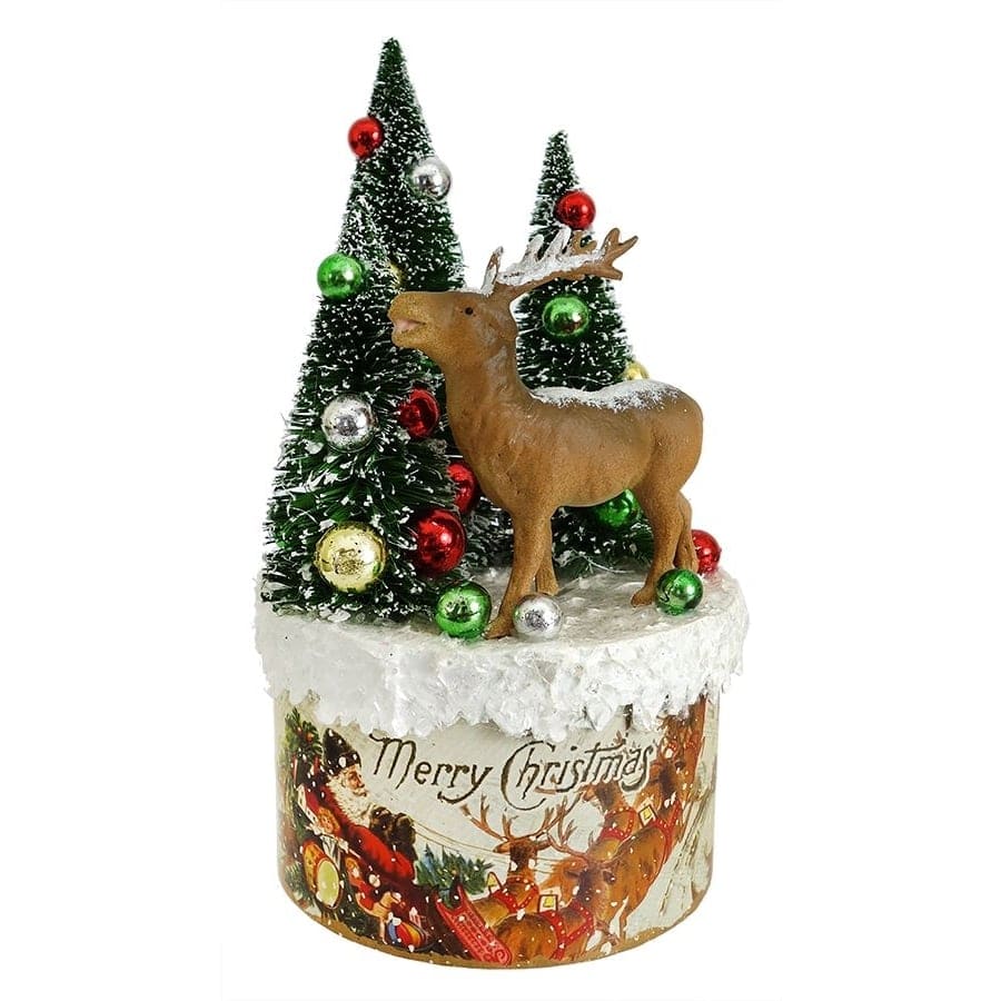 Traditional Deer Vignette Box