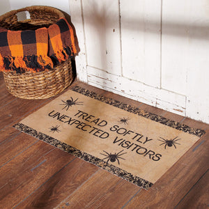 Tread Softly Unexpected Visitors Rug - Halloween