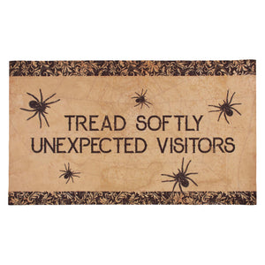 Tread Softly Unexpected Visitors Rug - Halloween