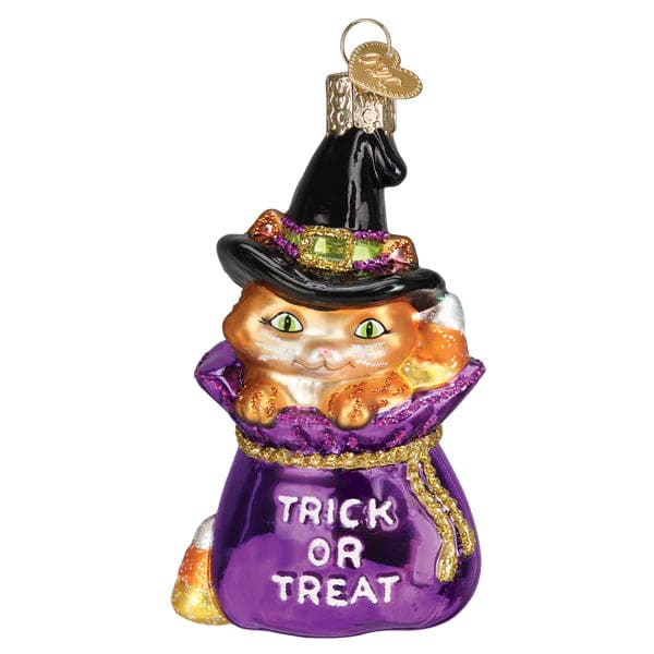 Trick-or-treat Kitty Ornament