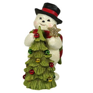 Trimming The Tree Snowman