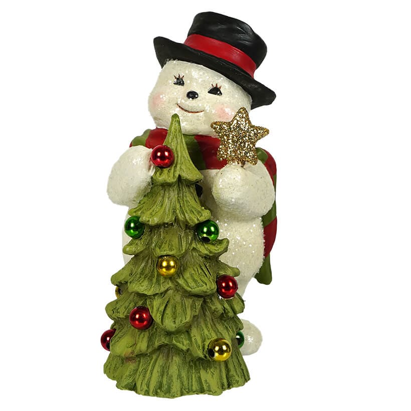 Trimming The Tree Snowman