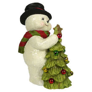 Trimming The Tree Snowman