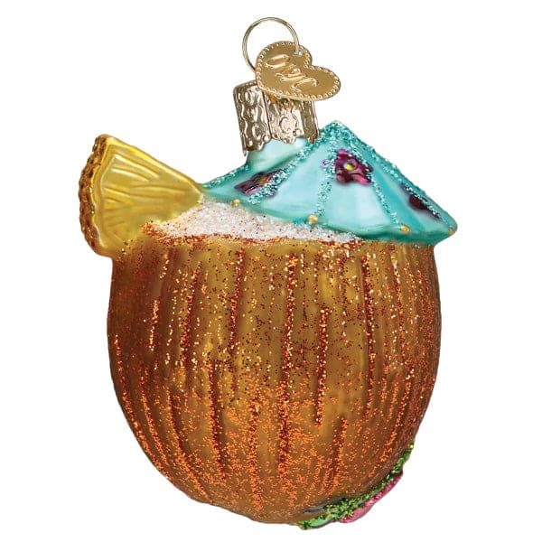 Tropical Coconut Drink Ornament