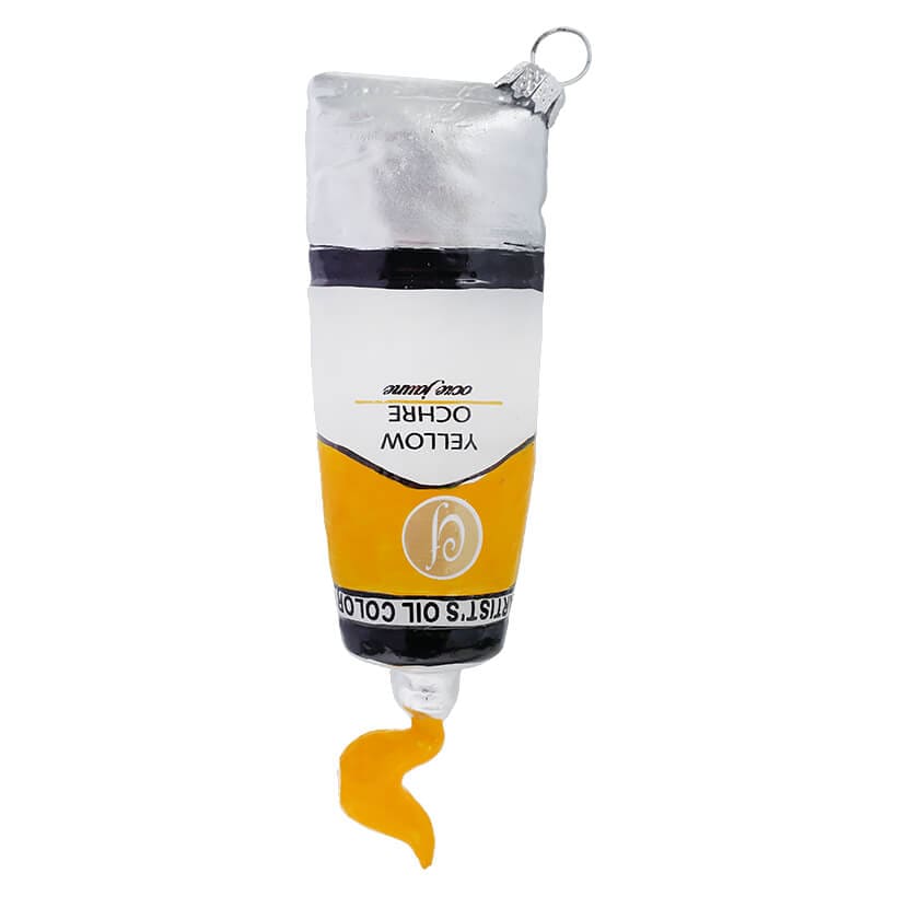 Tube Of Yellow Oil Paints Ornament