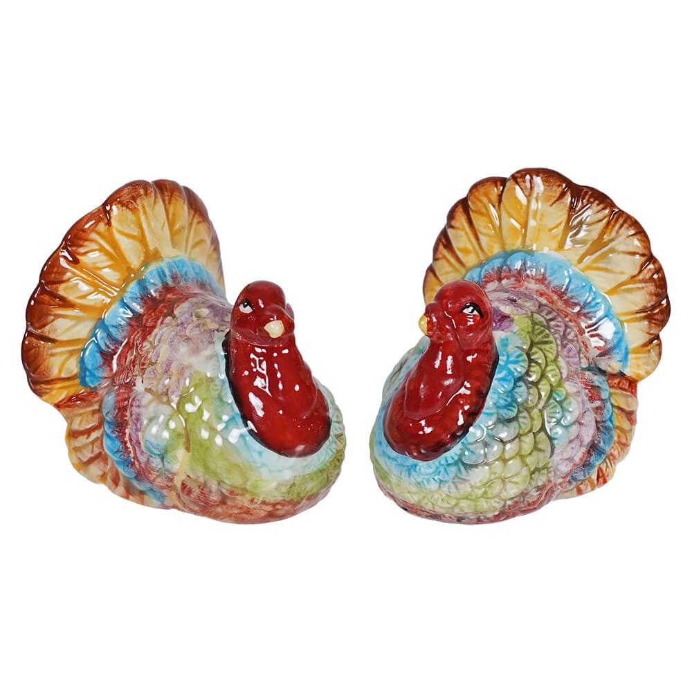 Turkey Salt & Pepper Shakers Set/2 - Thanksgiving