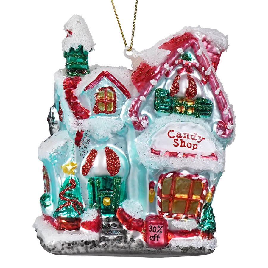 Turquoise Candy Shop Ornament - Ornaments