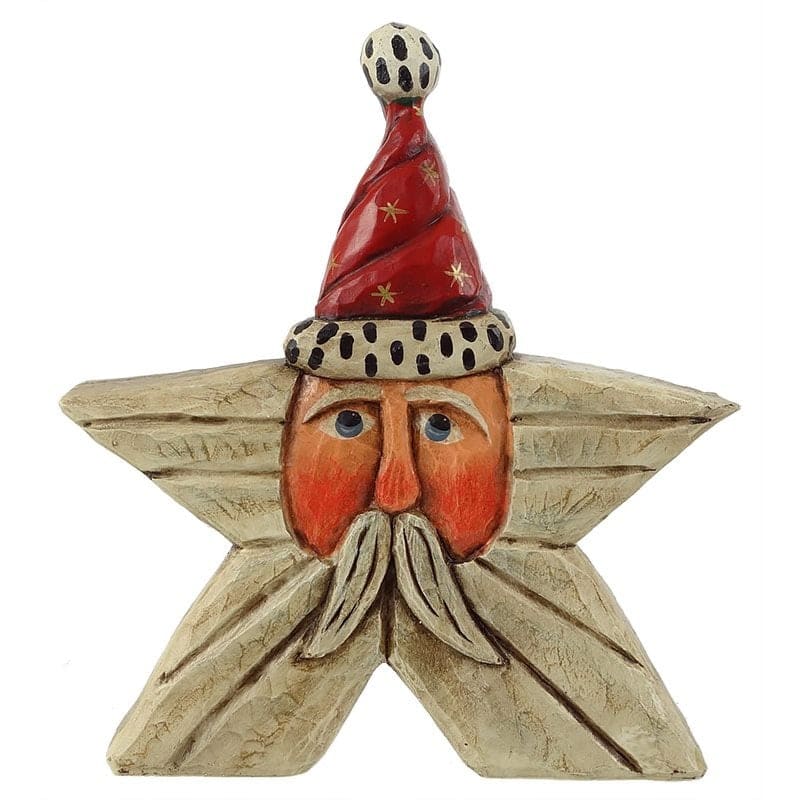 Twisty Hat Star Santa