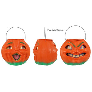 Two Sided Jack O' Lantern Bucket
