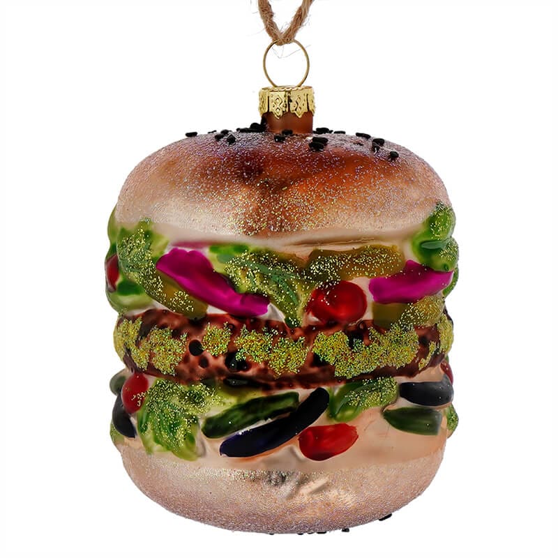 Veggie Burger Ornament