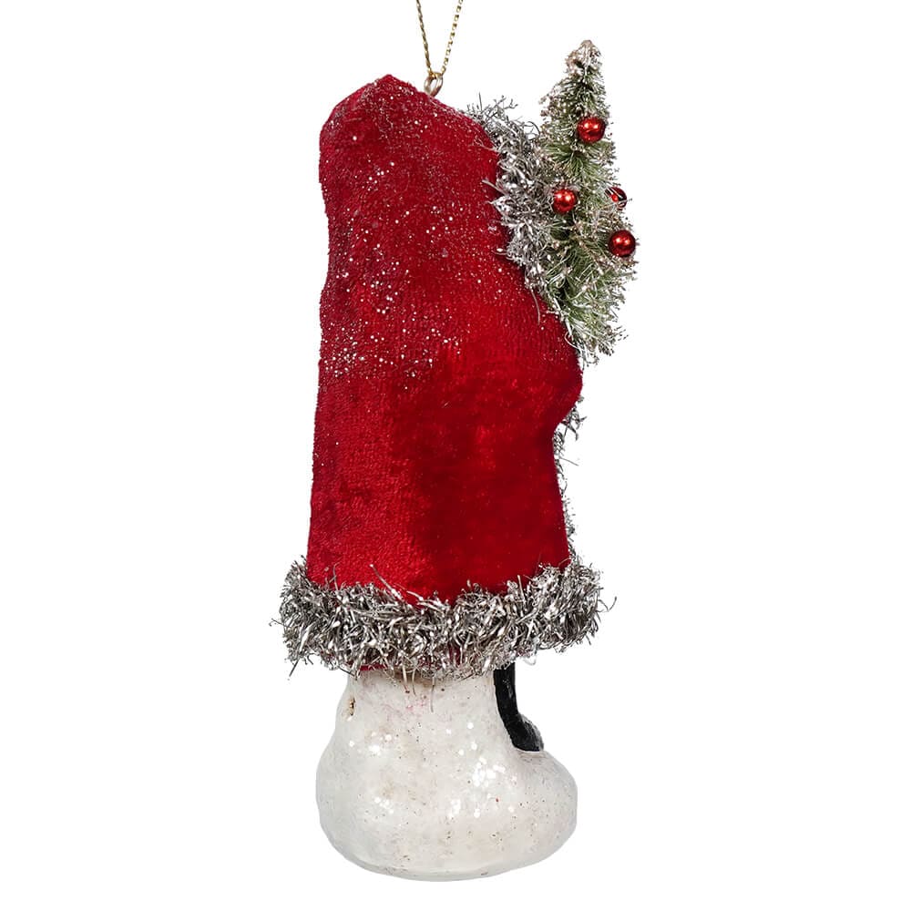 Velvet Red Belsnickle Ornament - Ornaments