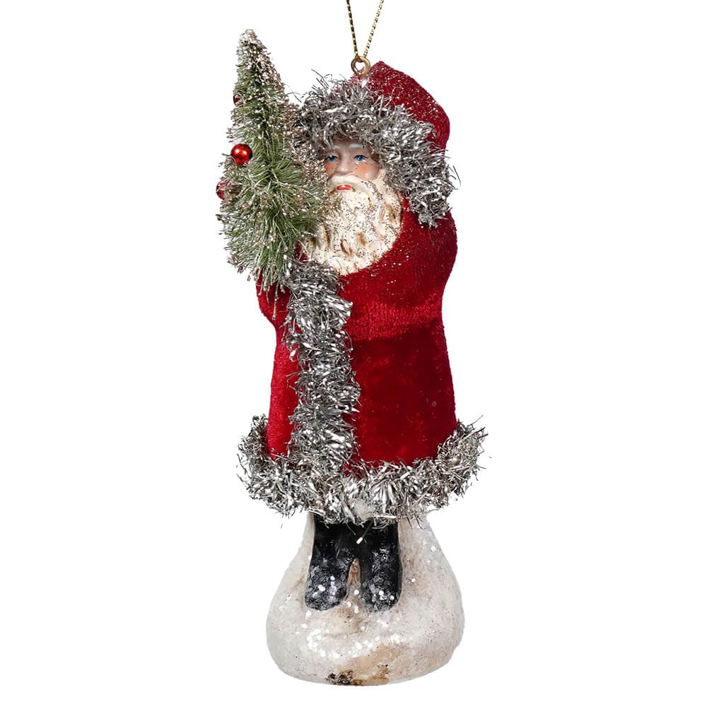 Velvet Red Belsnickle Ornament - Ornaments