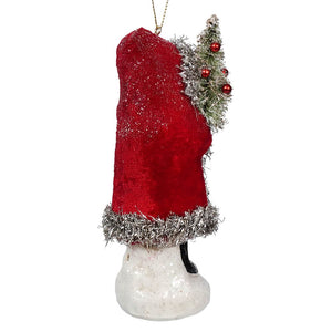 Velvet Red Belsnickle Ornament - Ornaments