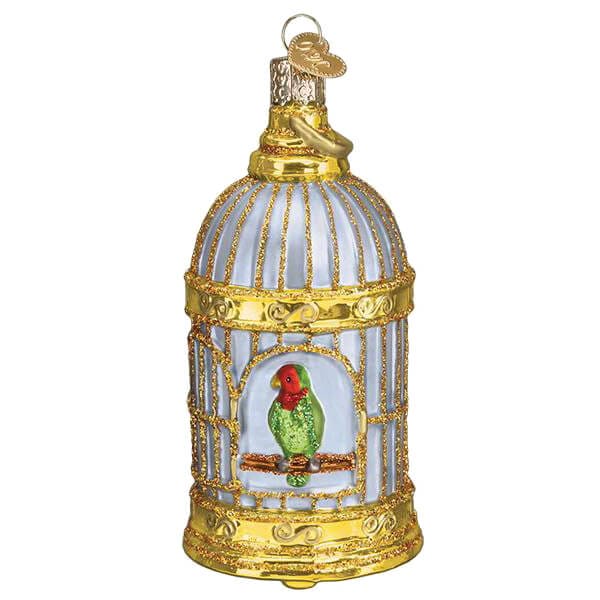 Vintage Bird Cage Ornament