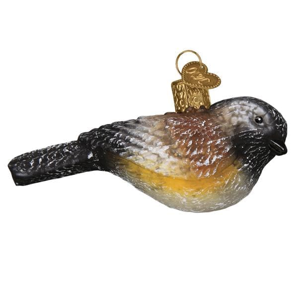 Vintage Chickadee Ornament