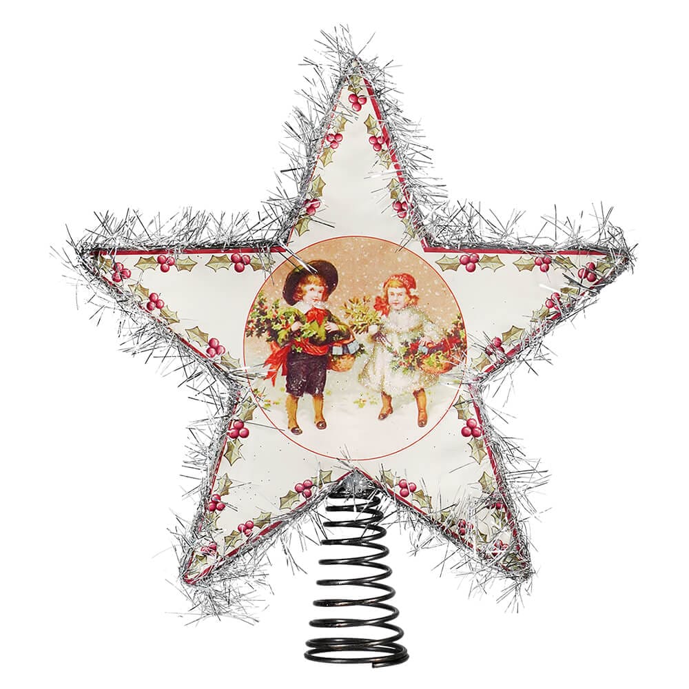 Vintage Children Star Spring Tree Topper