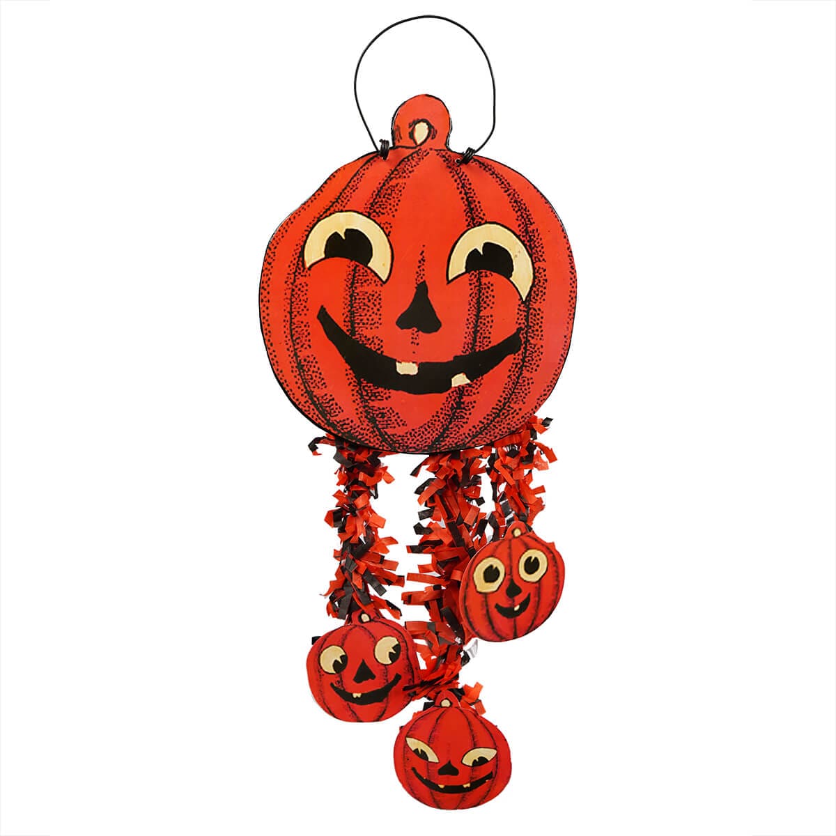 Vintage Dangling Pumpkins Hanger