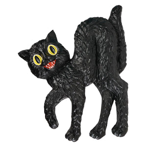 Vintage Halloween Cat Wall Decor