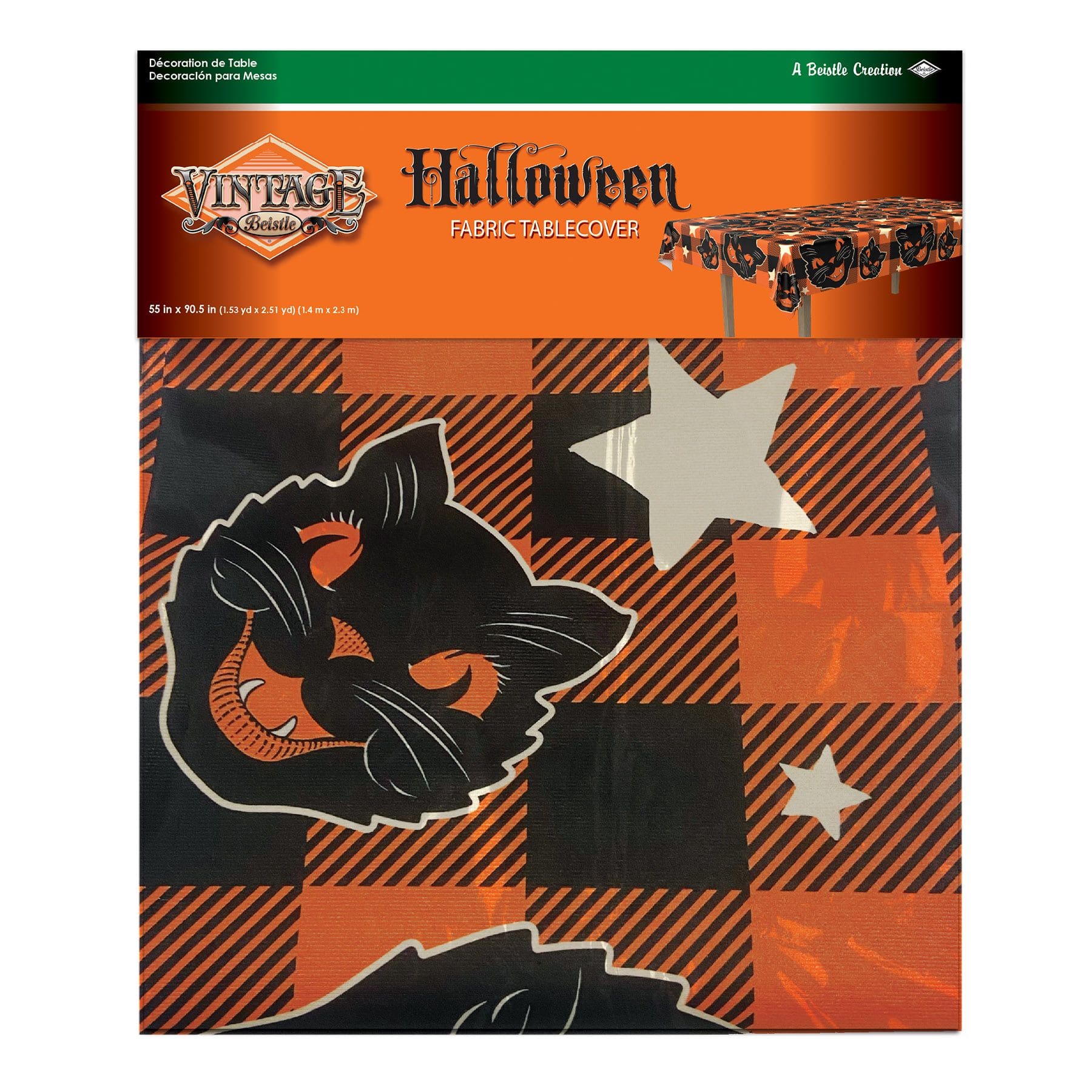 Vintage Halloween Fabric Tablecover - Halloween