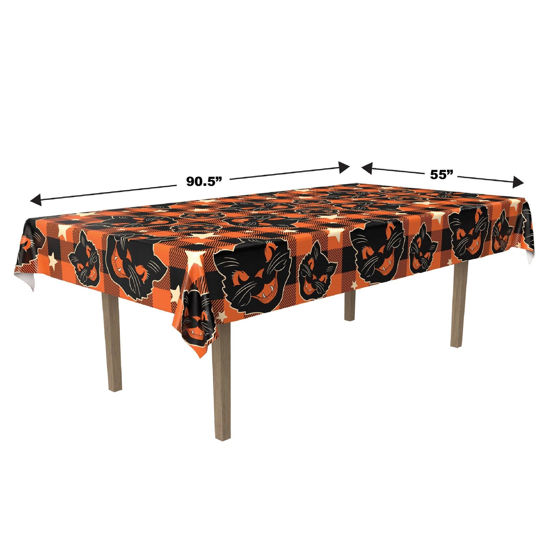 Vintage Halloween Fabric Tablecover - Halloween