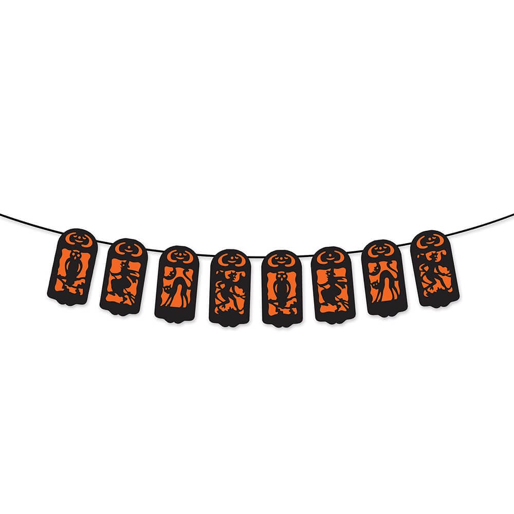 Vintage Halloween Streamer Garland