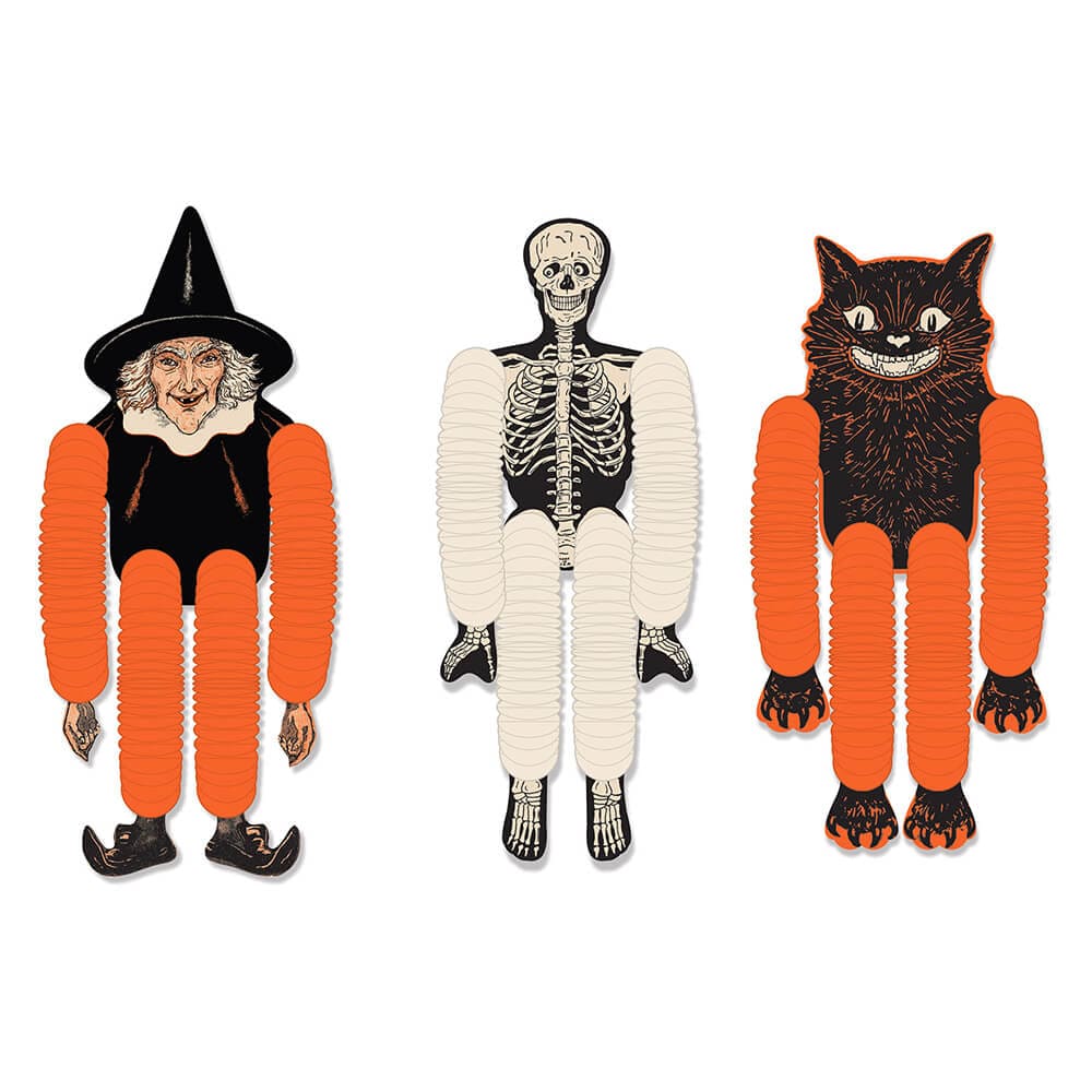 Vintage Halloween Tissue Dancers Set/3