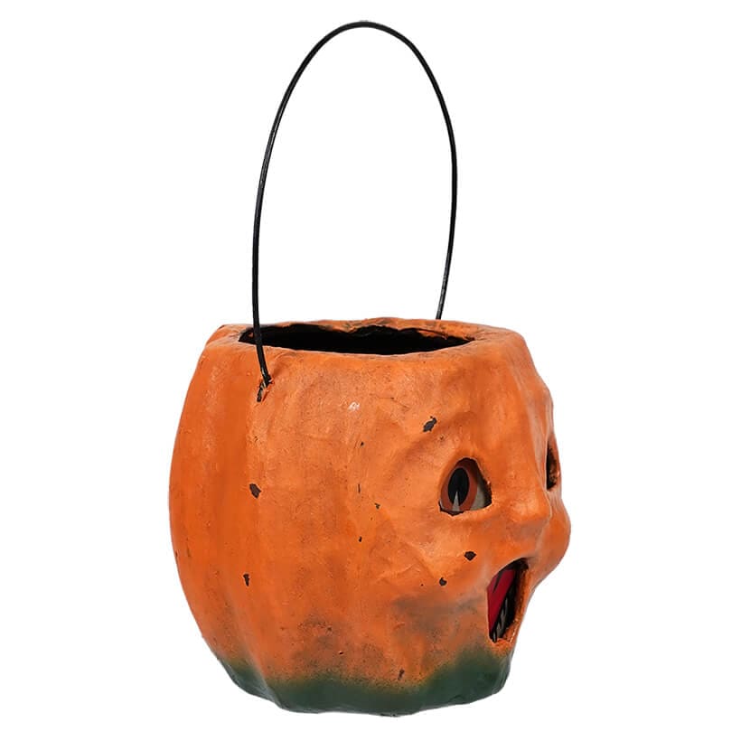 Vintage Happy Mini Pumpkin Bucket