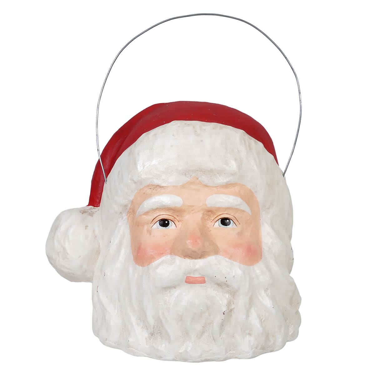 Vintage Santa Bucket - Christmas