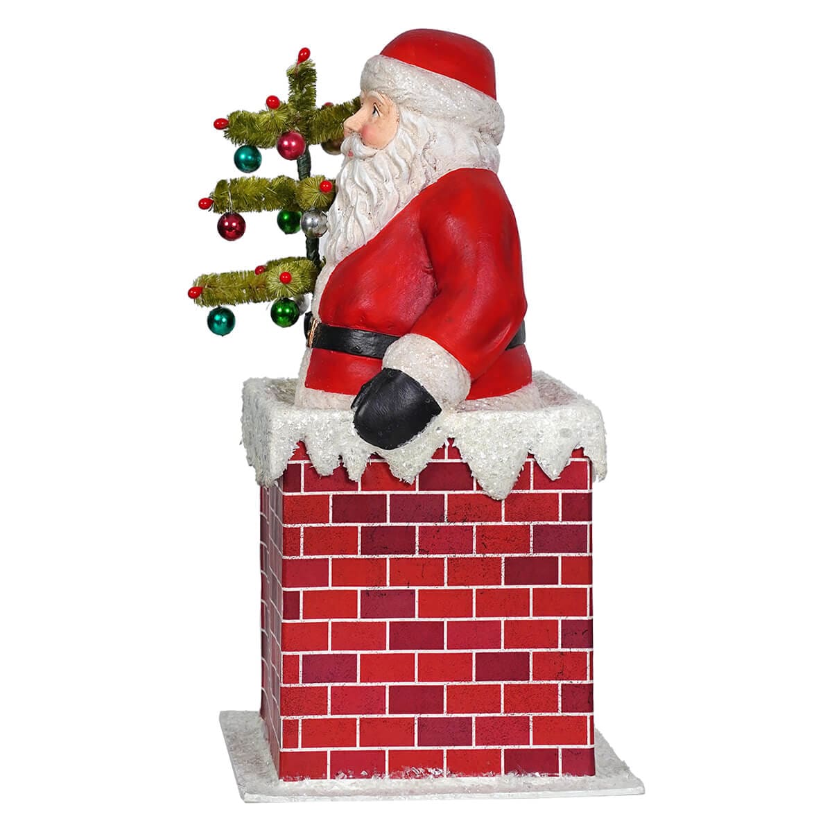 Vintage Santa in Chimney