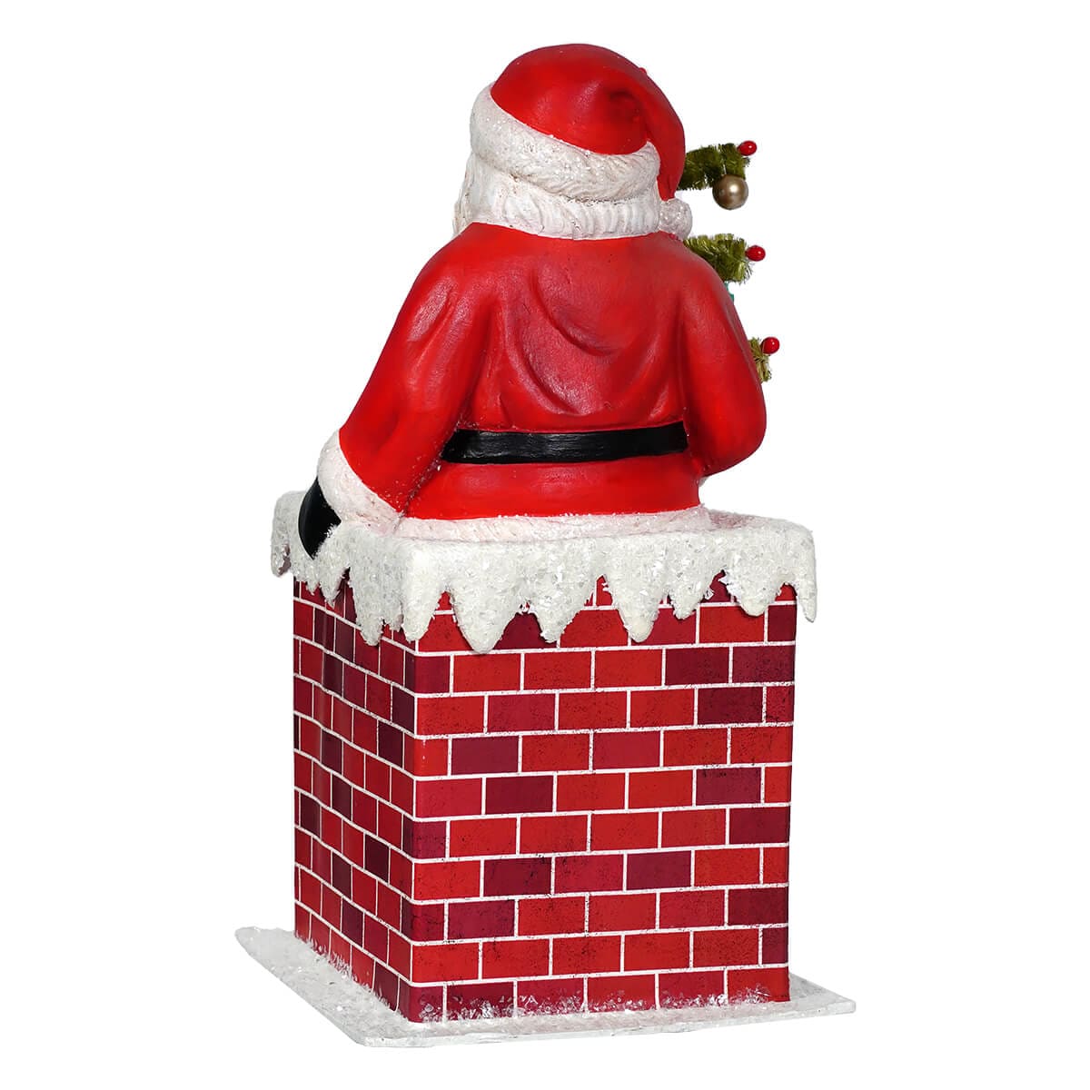 Vintage Santa in Chimney