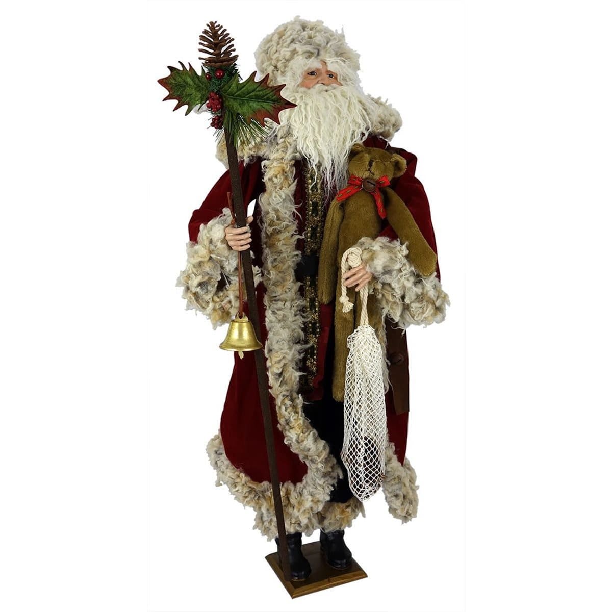 Vintage Santa in Red Robe