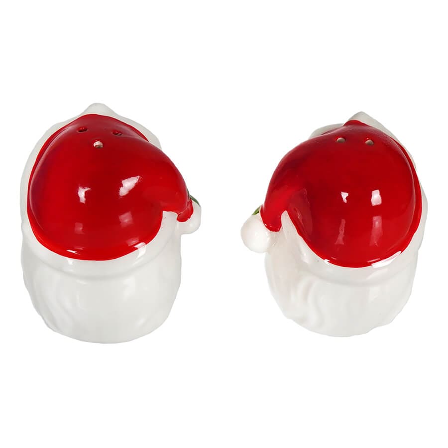 Vintage Santa Shaped Salt & Pepper Shakers Set/2