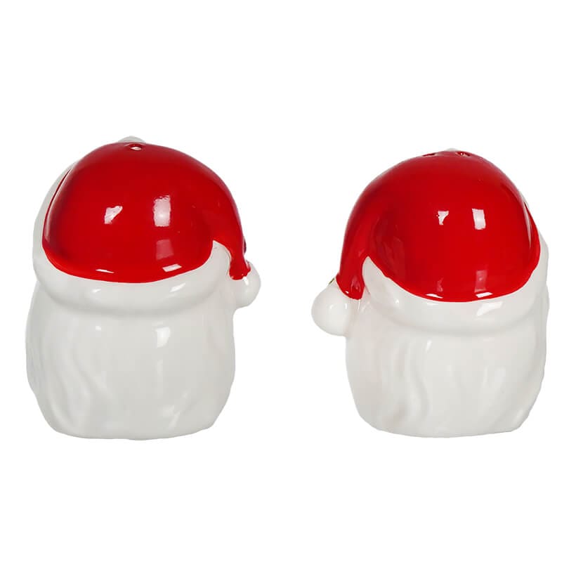 Vintage Santa Shaped Salt & Pepper Shakers Set/2