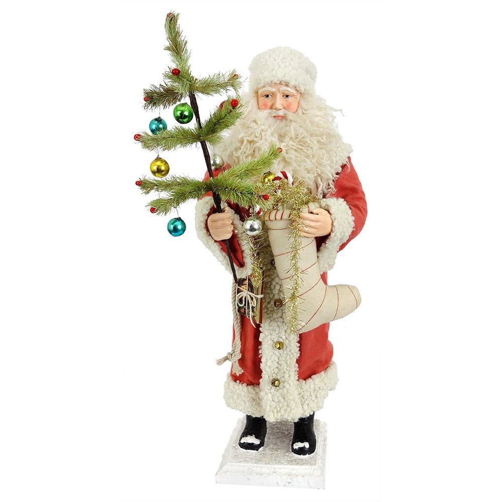 Vintage Santa with Stocking