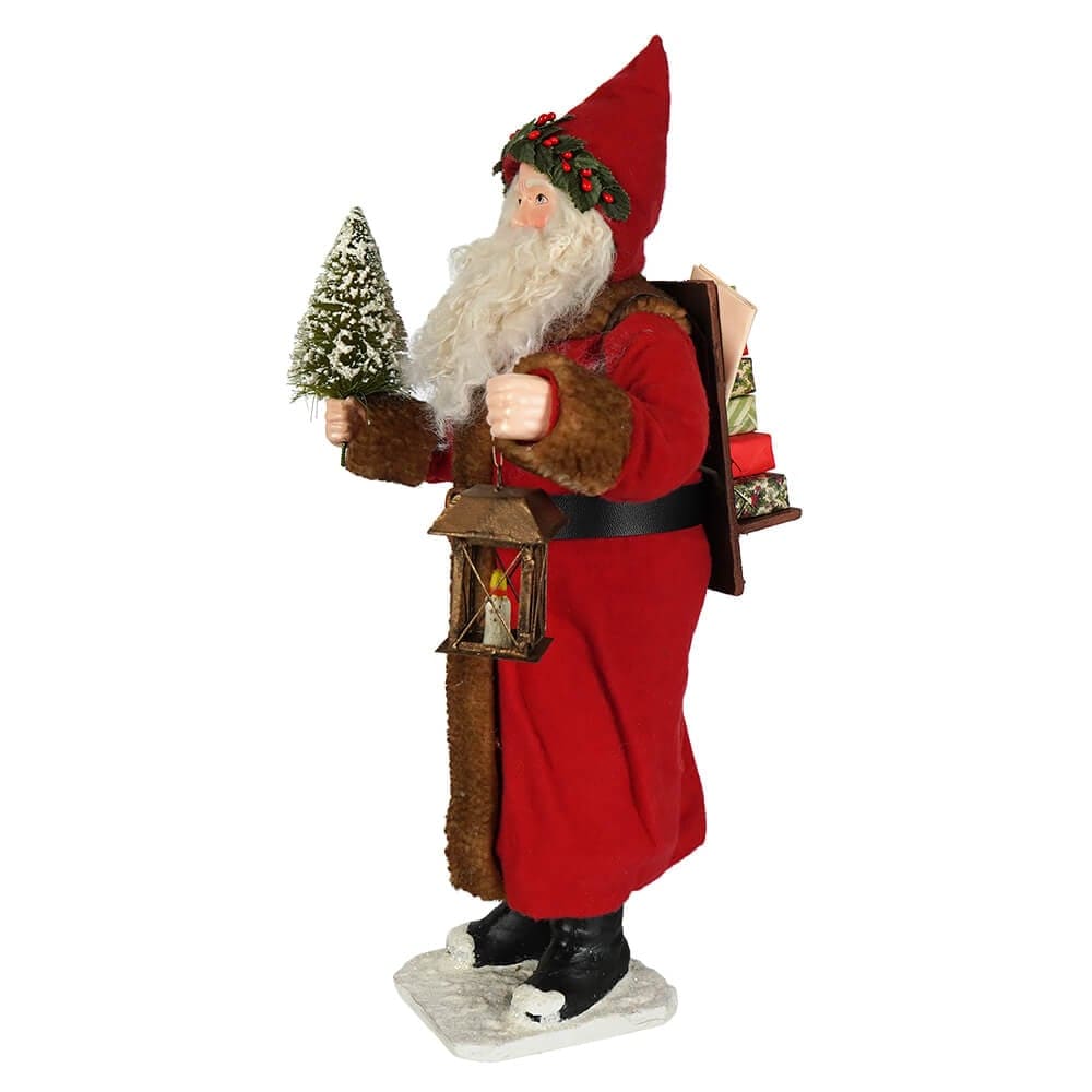 Vintage St. Nicholas With Presents Container