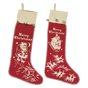 Vintage Style Red Retro Stockings Set/2