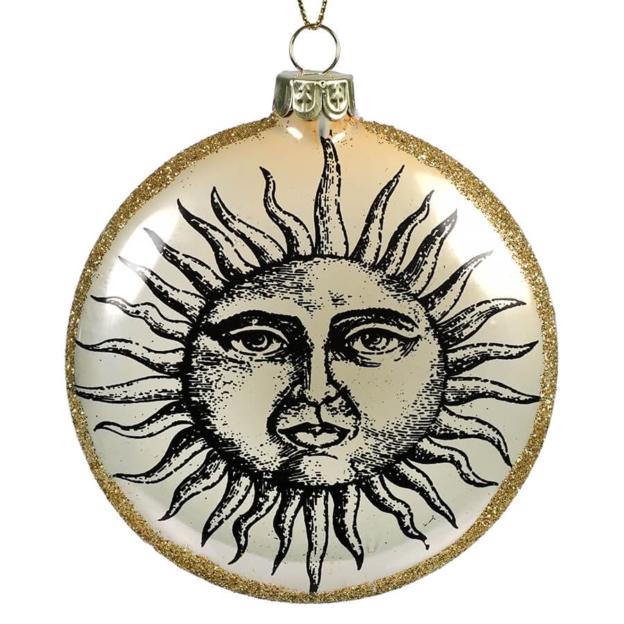 Vintage Sun Disc Ornament - Christmas