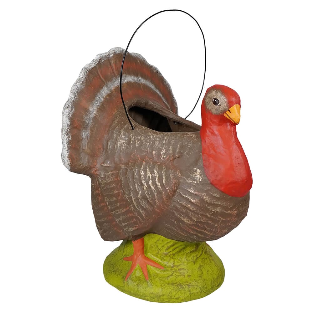 Vintage Turkey Bucket - Thanksgiving