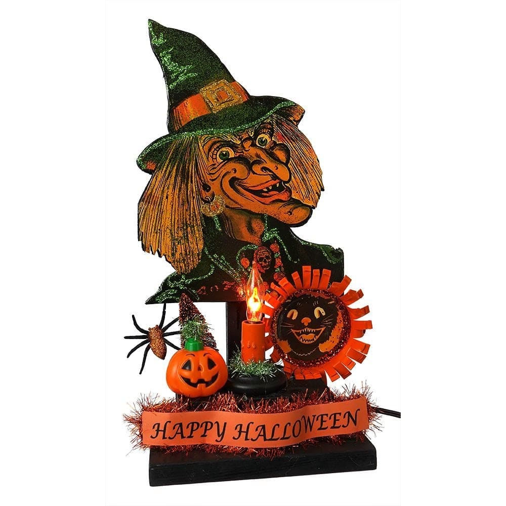 Vintage Witch Happy Halloween Display