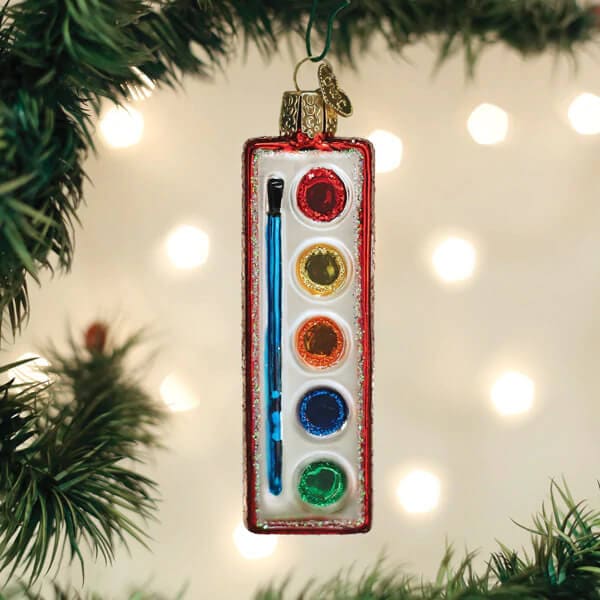 Watercolor Palette Ornament