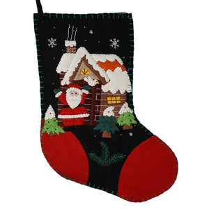 Welcome Home Santa Stocking