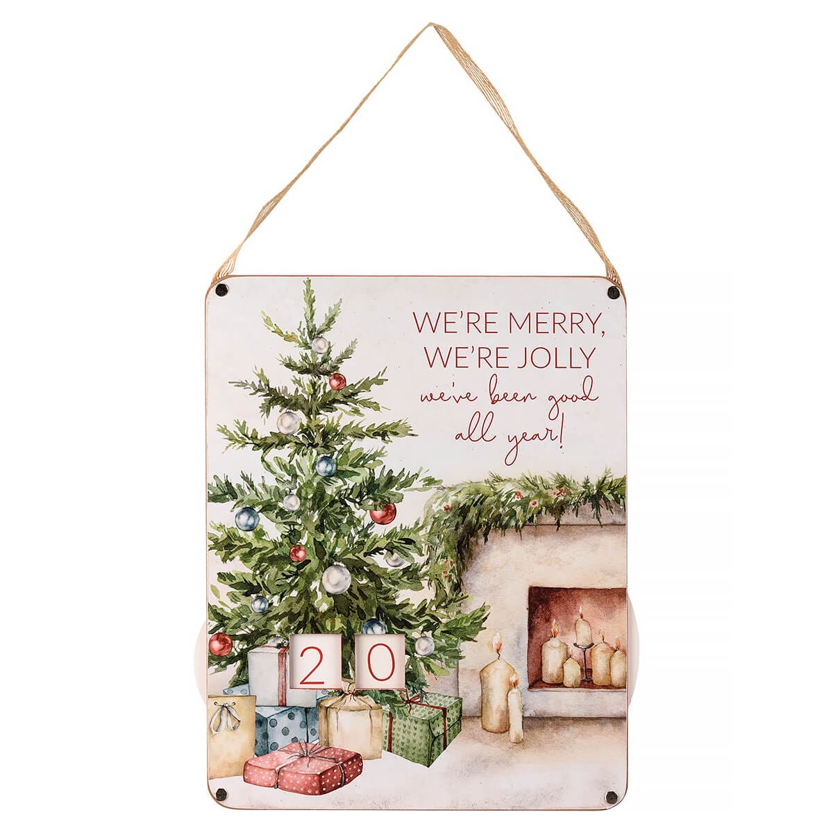 We're Merry We're Jolly Countdown Wheel