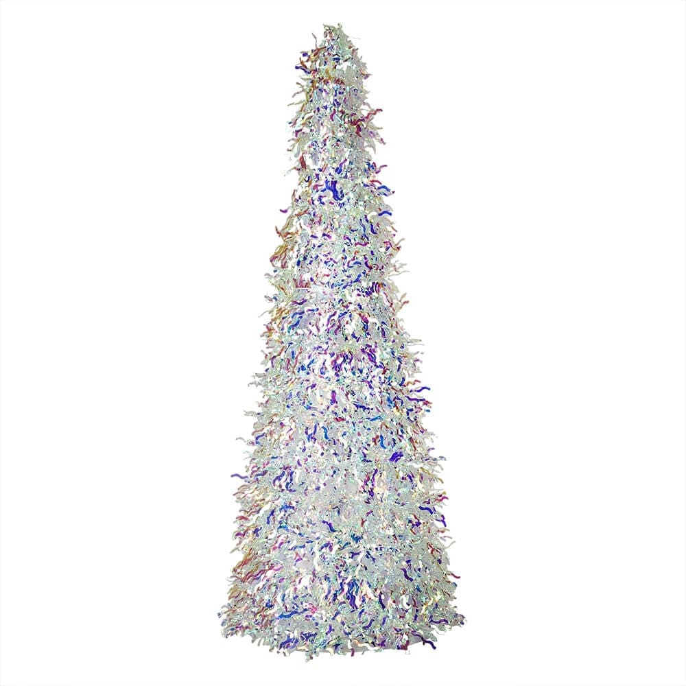 White Iridescent Cone Tree