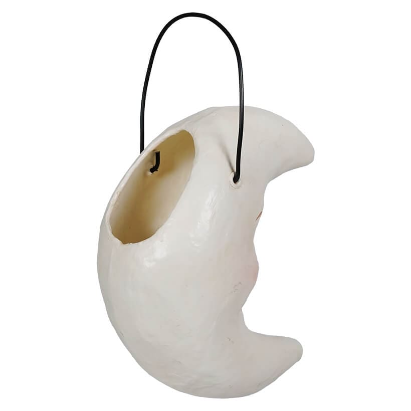 White Moon Bucket Ornament - Ornaments