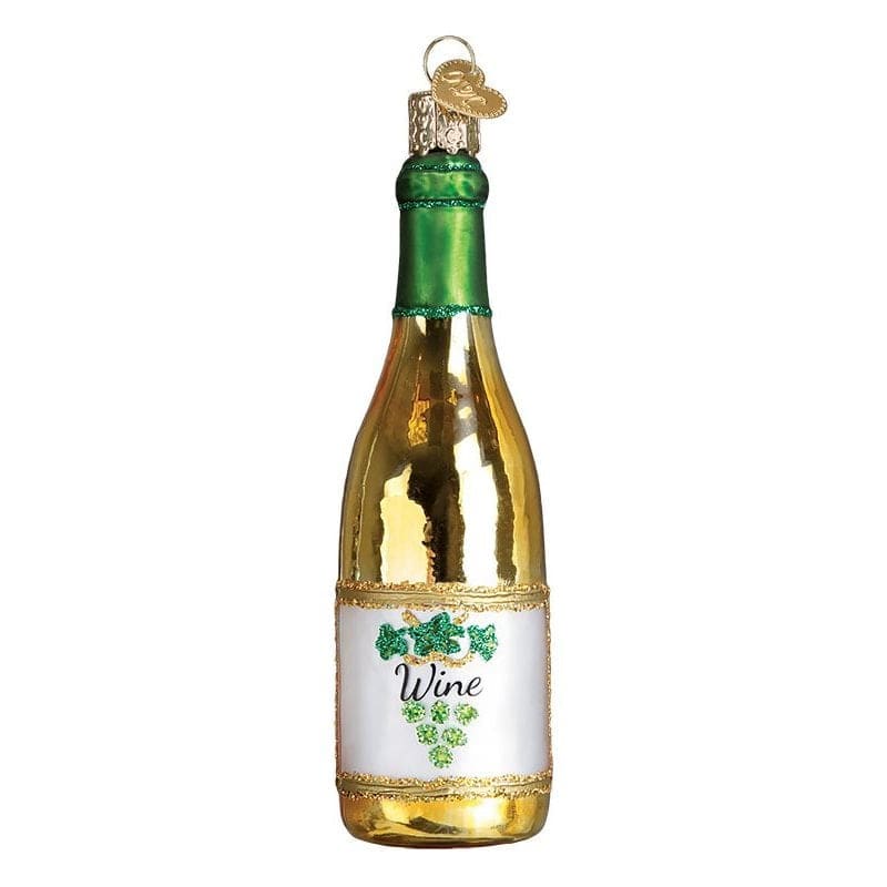 White Wine Bottle Ornament